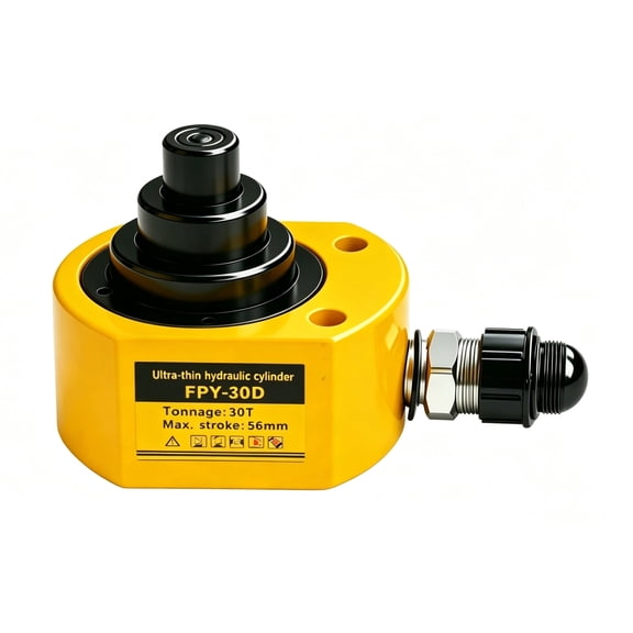 Jooptoolwook Hydraulic Ram Jack Low Profile Multi-Section 30T 2.13 Inch Stroke Portable