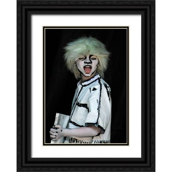 Joosten, Lus 11x14 Black Ornate Wood Framed with Double Matting Museum Art Print Titled - Whitestein