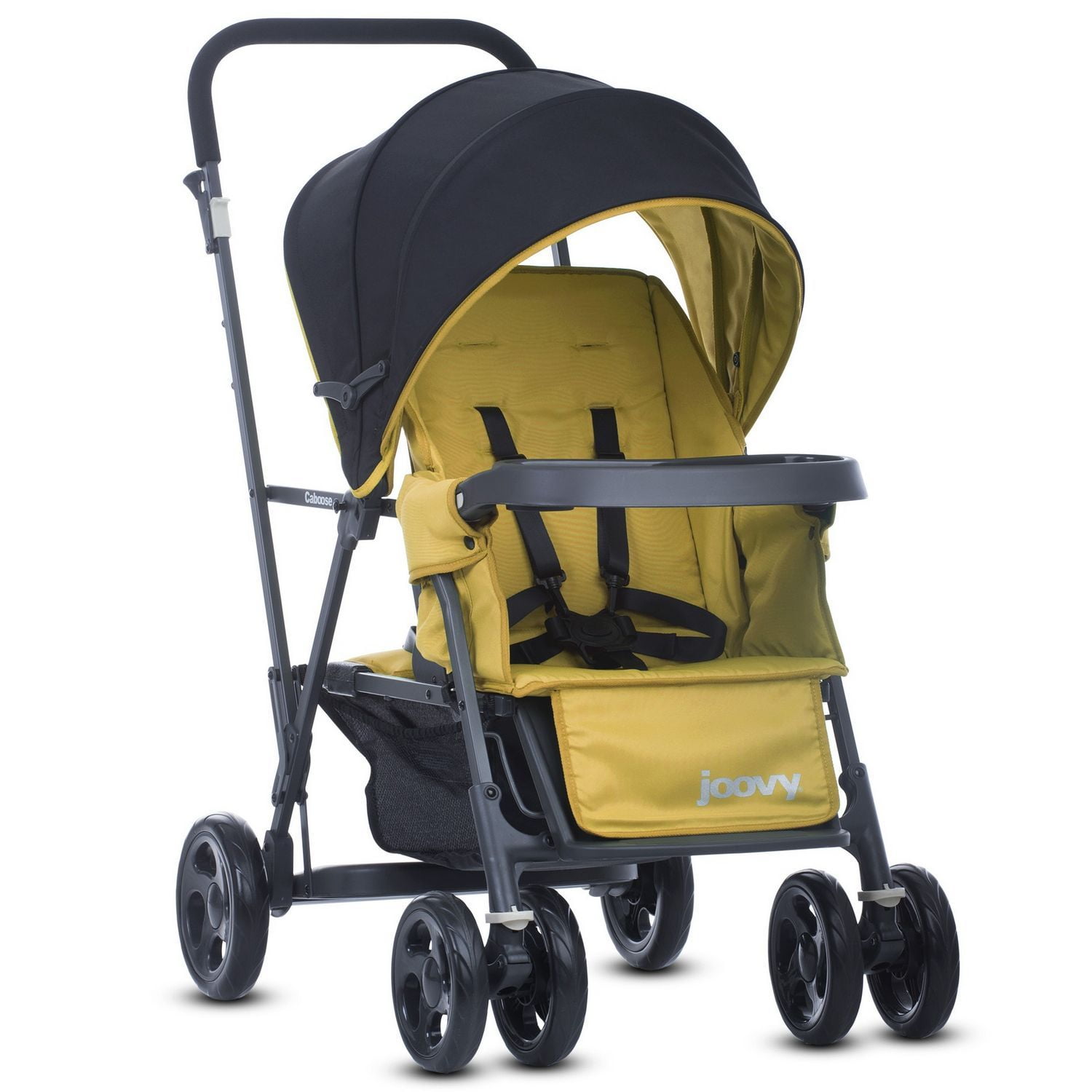 Joovy Caboose Graphite Stand-On Tandem Stroller, Amber