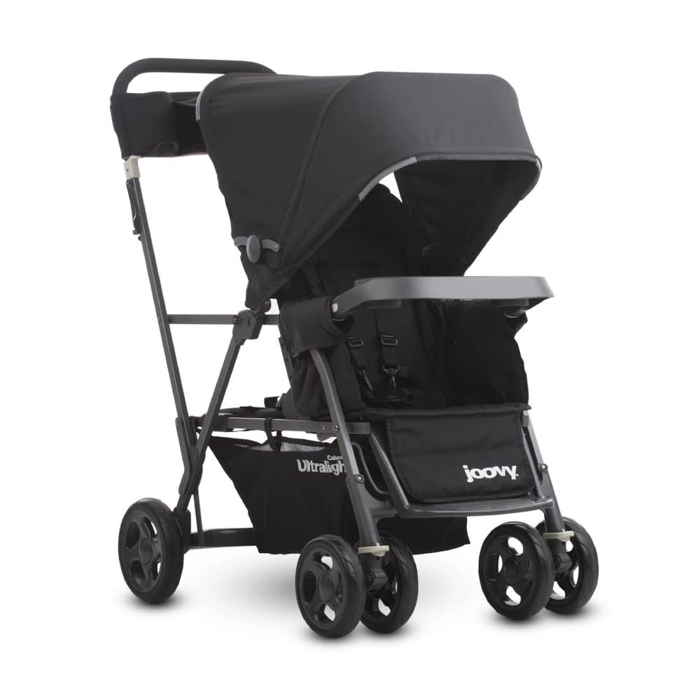 Joovy Caboose Ultralight Graphite Stand-On Tandem Stroller - Black - image 1 of 7