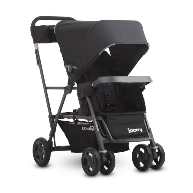 Joovy Caboose Ultralight Graphite Stand-On Tandem Stroller - Black