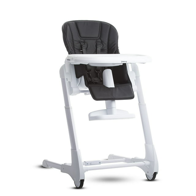 Joovy Foodoo Adjustable Reclining Portable Baby Infant High Chair Seat, Black