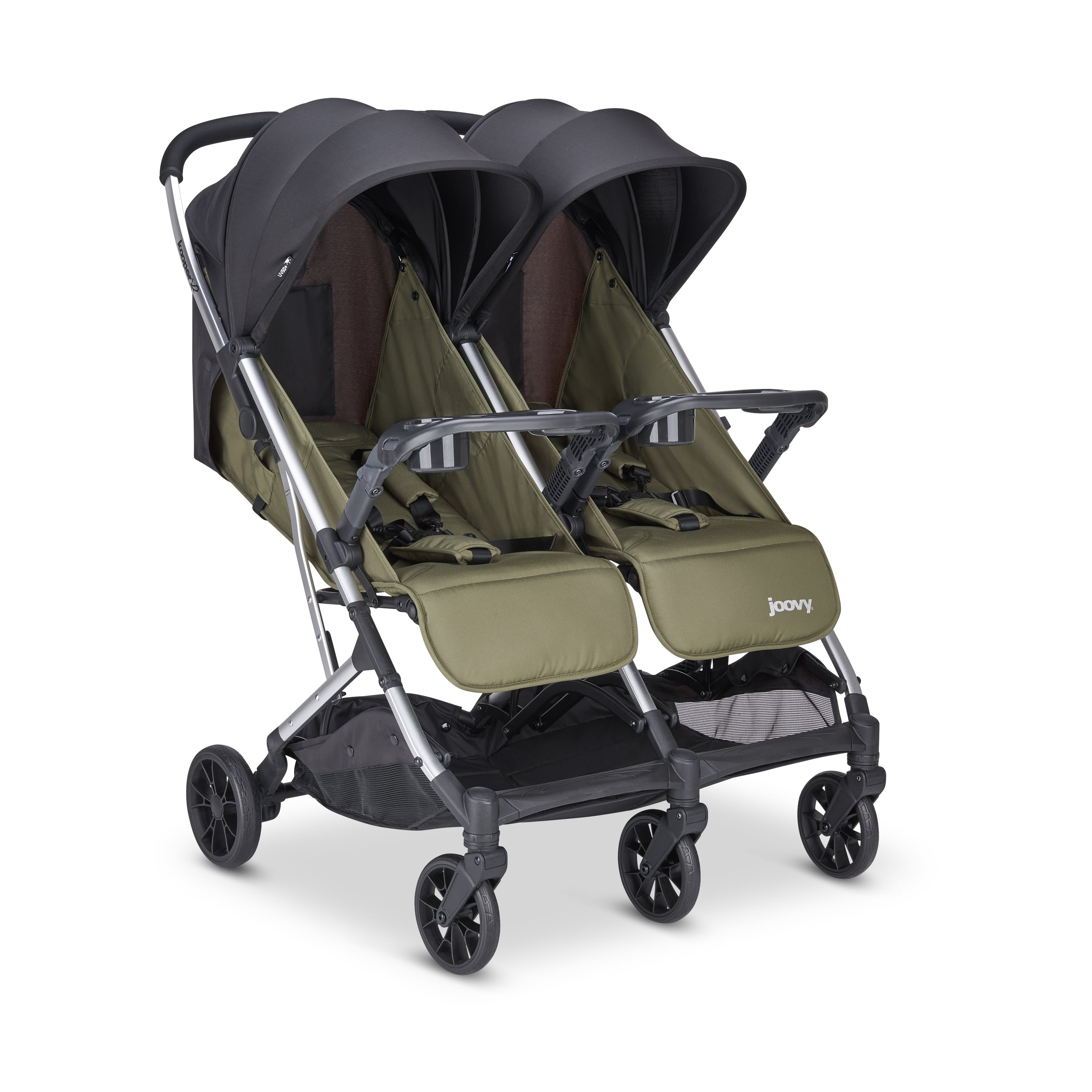 Joovy Kooper X2 Compact Double Stroller in Black Walmart