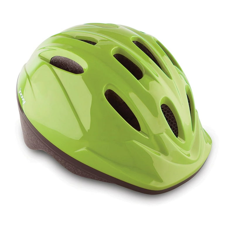 Joovy Noodle Kids Bicycle Helmet with Vented Air Mesh and Visor Small Medium Green Walmart