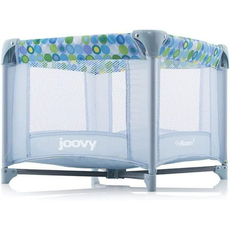 Joovy Room2 Toy Doll Pretend Mini Playard, Blue