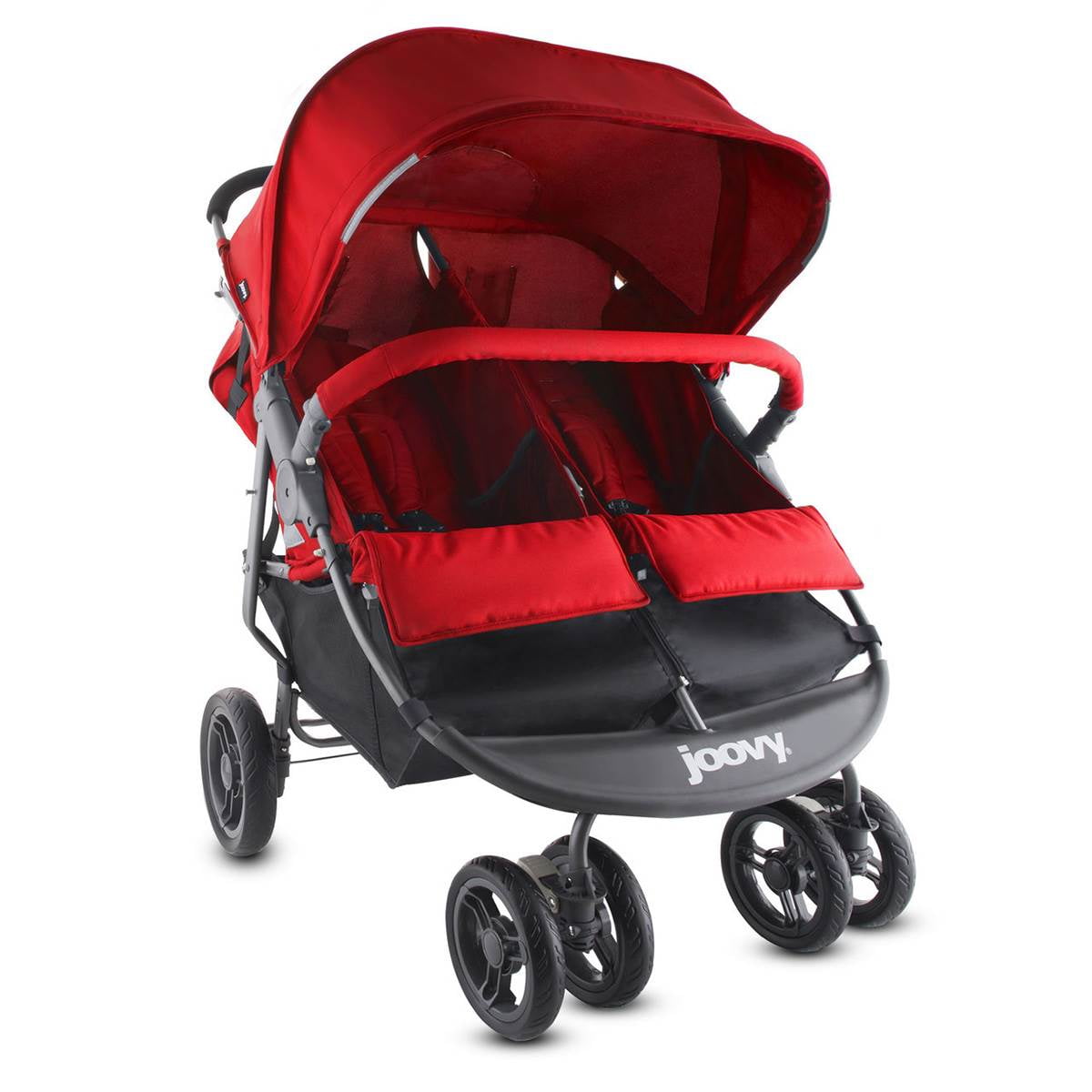 Joovy ScooterX2 Twin Stroller Double Stroller Red