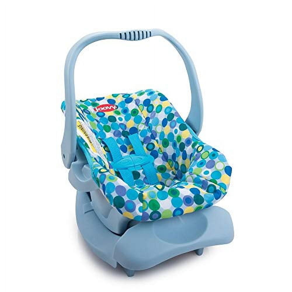 Joovy Toy Car Seat Doll Accessory Doll Furniture Blue Dot 21.5 x 13 x11.7 Walmart