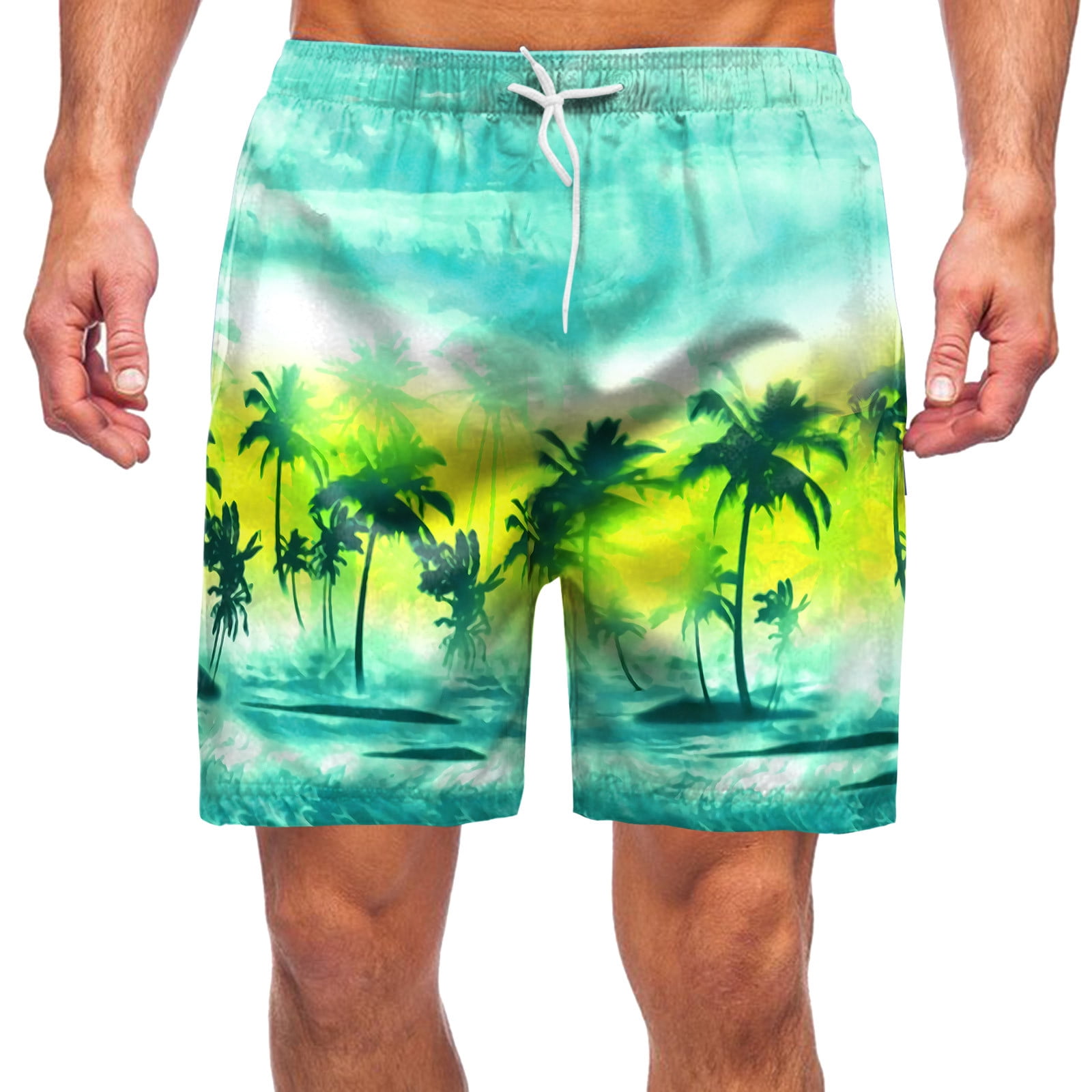 Joower Men'S Bathing Suit Bathing Suits Swim Trunks With Compression Liner Swim Shorts Beach