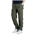 thumbnail image 1 of Joower Men’S Cargo Pants - Mens Cargo Pants Cargo Jeans For Men Mens Pants Relaxed Fit Military Pants For Men Khaki Pants Army Cargo Pants For Men, 1 of 5
