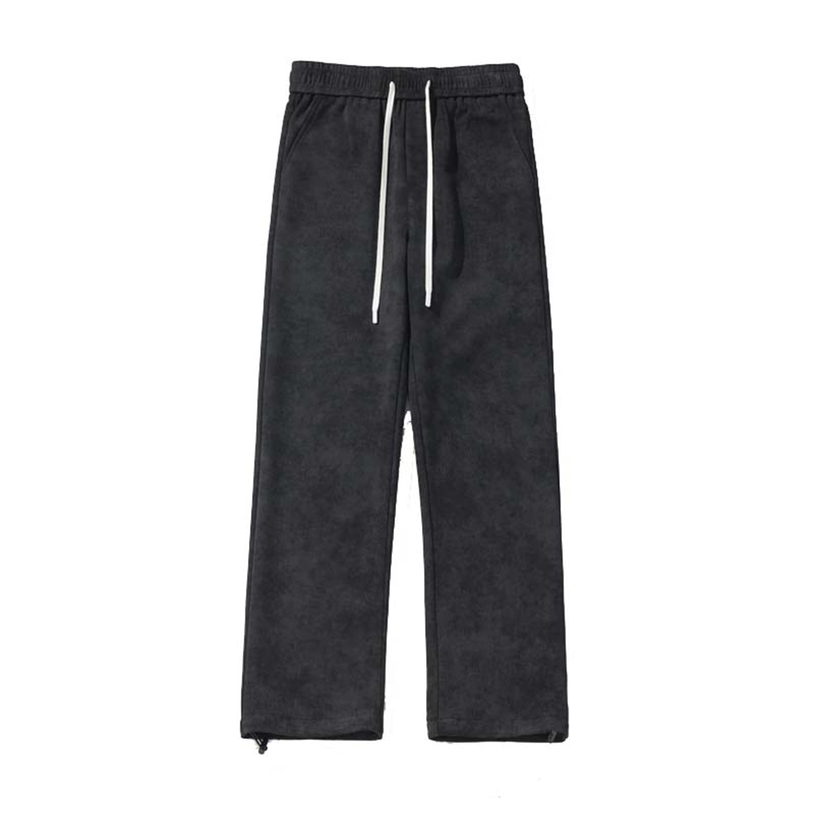 Joower Mens Black Work Pants Men's Cargo Pants Mens Slacks Casual