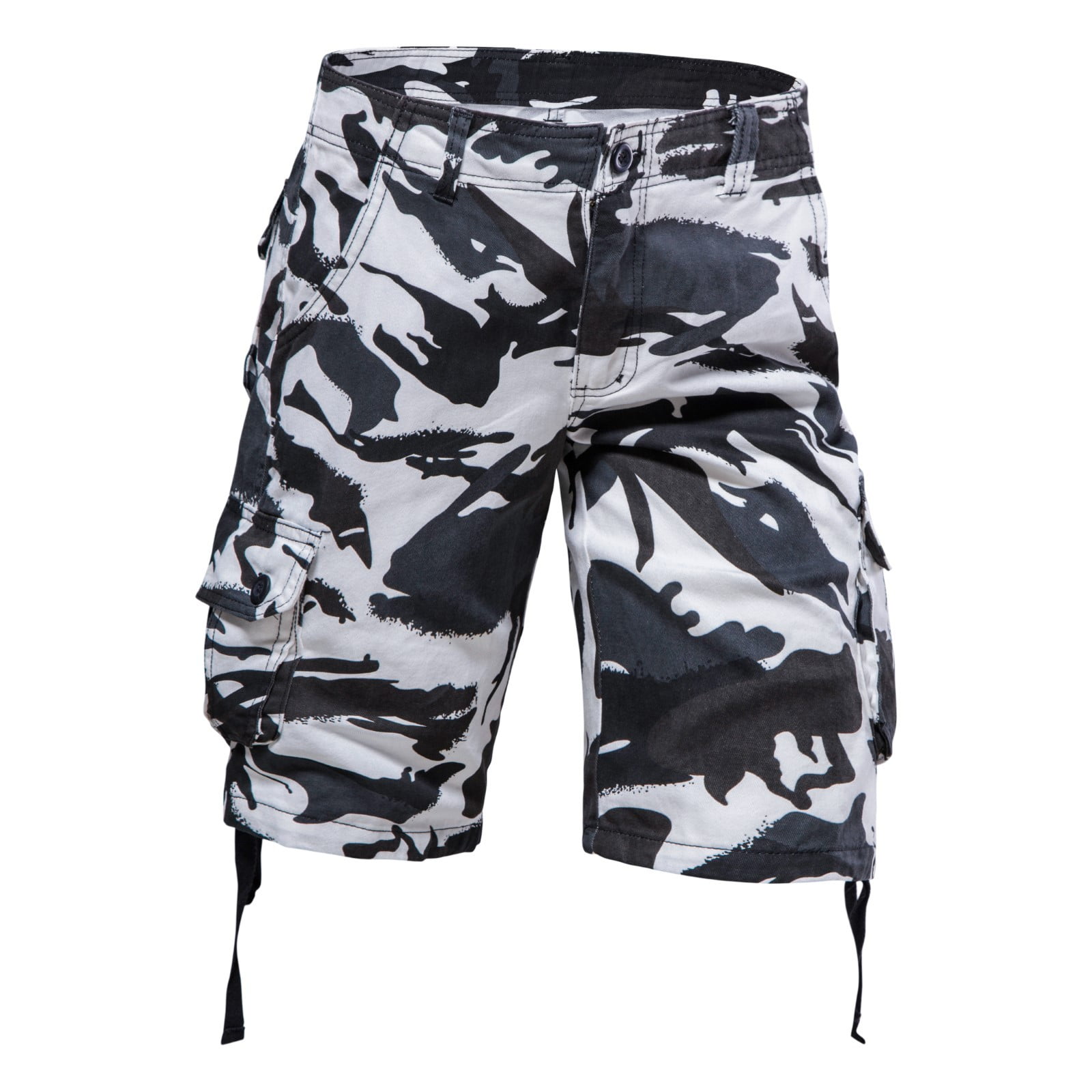 Joower Mens Drawstring Cargo Shorts Mens Camo Shorts Mens Shorts
