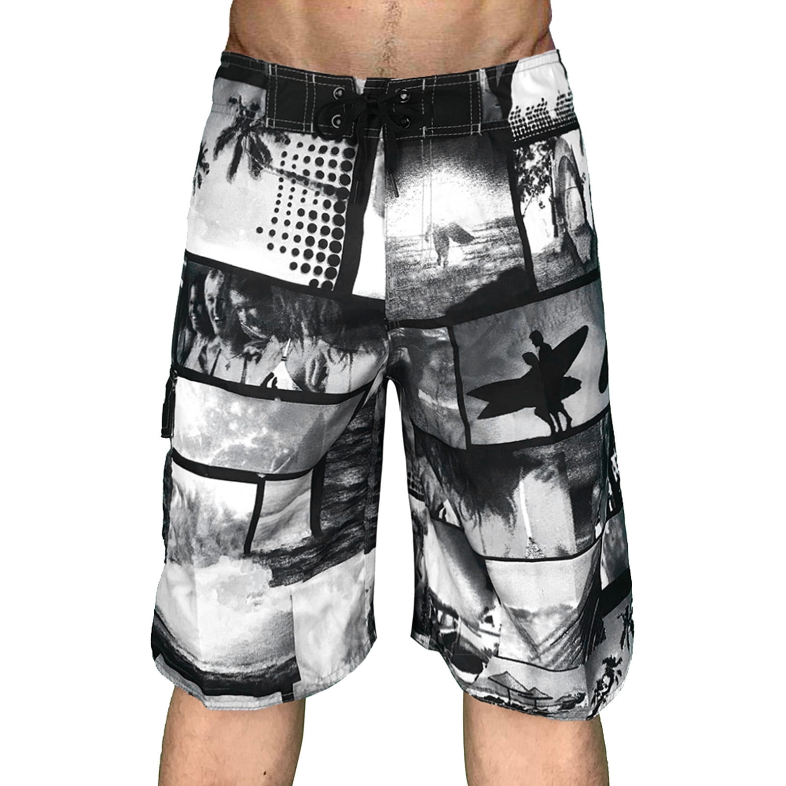 Joower Mens Extra Long Board Shorts Men Swim Shorts Swimming Trucks