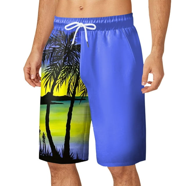 Joower Mens Extra Long Board Shorts Mens Swim Trunks Clearance men's