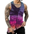 Joower Mens Muscle Shirt Mens Beach Tank Tops Gym Clothes for Men Black