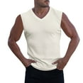 thumbnail image 1 of Joower Mens a Shirts Mens Tank Top Pack 3xlt Shirts for Men Big and Tall Workout Shirts for Men Sleeveless Tops for Men White Vest Mens White Tank Top, 1 of 8