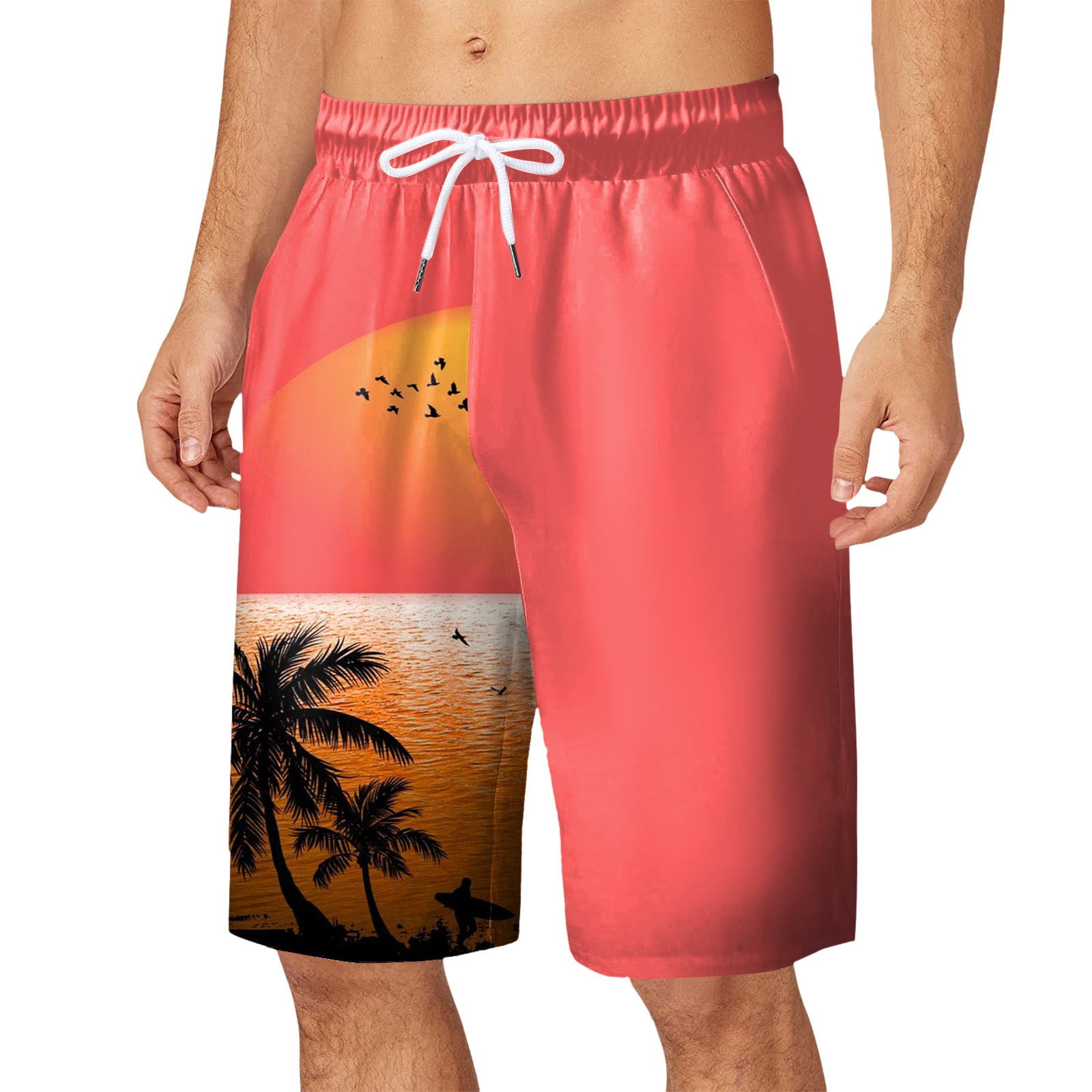 Joower Mens Swim Trunks No Mesh Lining Swim Swimming Shorts For Men