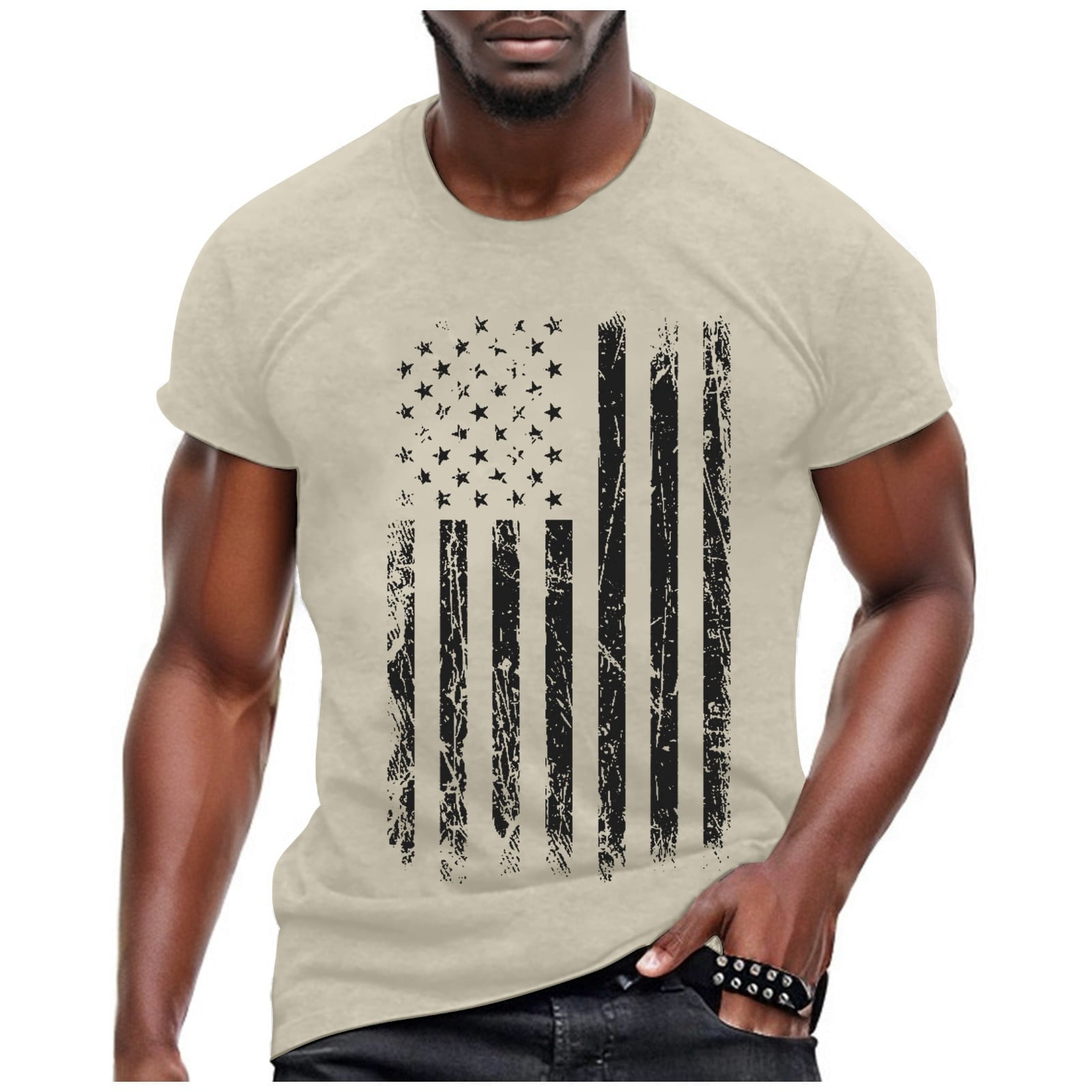 Joower Mens TShirts White Shirt Men Mens Graphic TShirts Workout