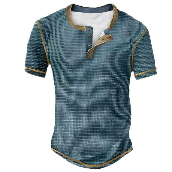 Joower Mens V Neck Shirt Henley T Shirt for Men Mens Athletic Shirts Mens Big and Tall Shirts Men's Clearance In Clothes V-Neck T-Shirts
