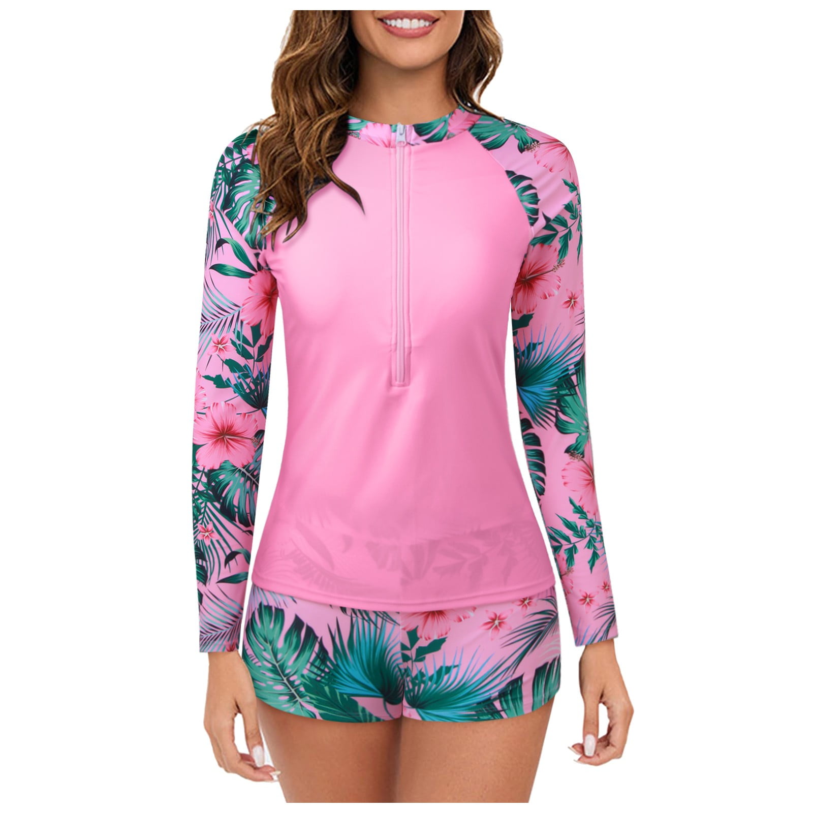 Joower Rash Guard Swimsuit Women Rash Guards for Women Swim Shirts
