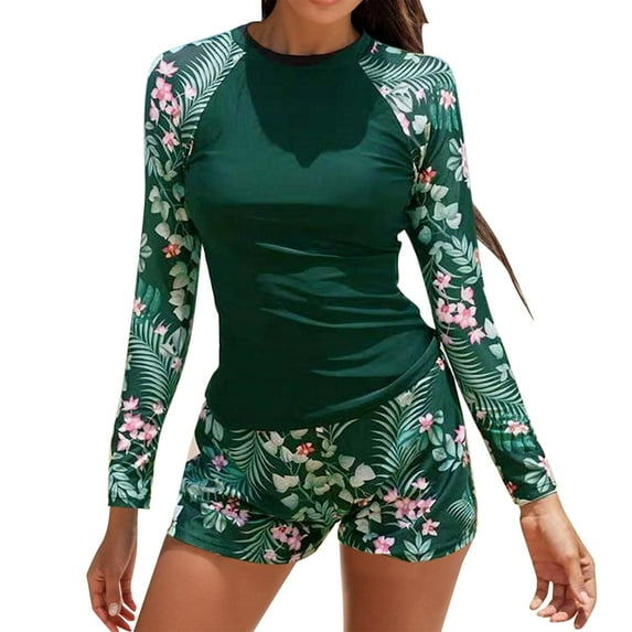 Joower Womens Rash Guard Swimwear - Swimwear for Women Swim Shirts for Women Swimsuit Long Sleeve Women Sun Shirts Upf Shirt Women Swimming Suits for Women