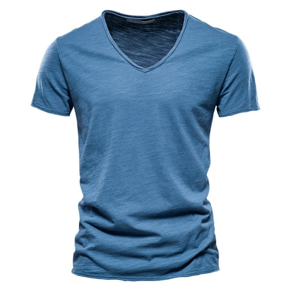 Joower White Vneck Tshirts for Men Womens Short Sleeve Shirt Tshirt Men's Plain T Shirt Christian Shirts for Men Mens Graphic T Shirt V Shirts for Men