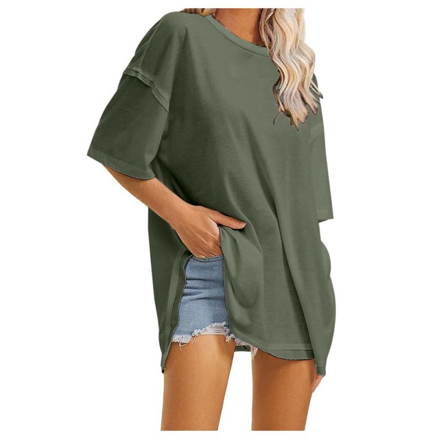 Joower Womens Summer Tops Womens Top Gym Clothes for Woman Open Back