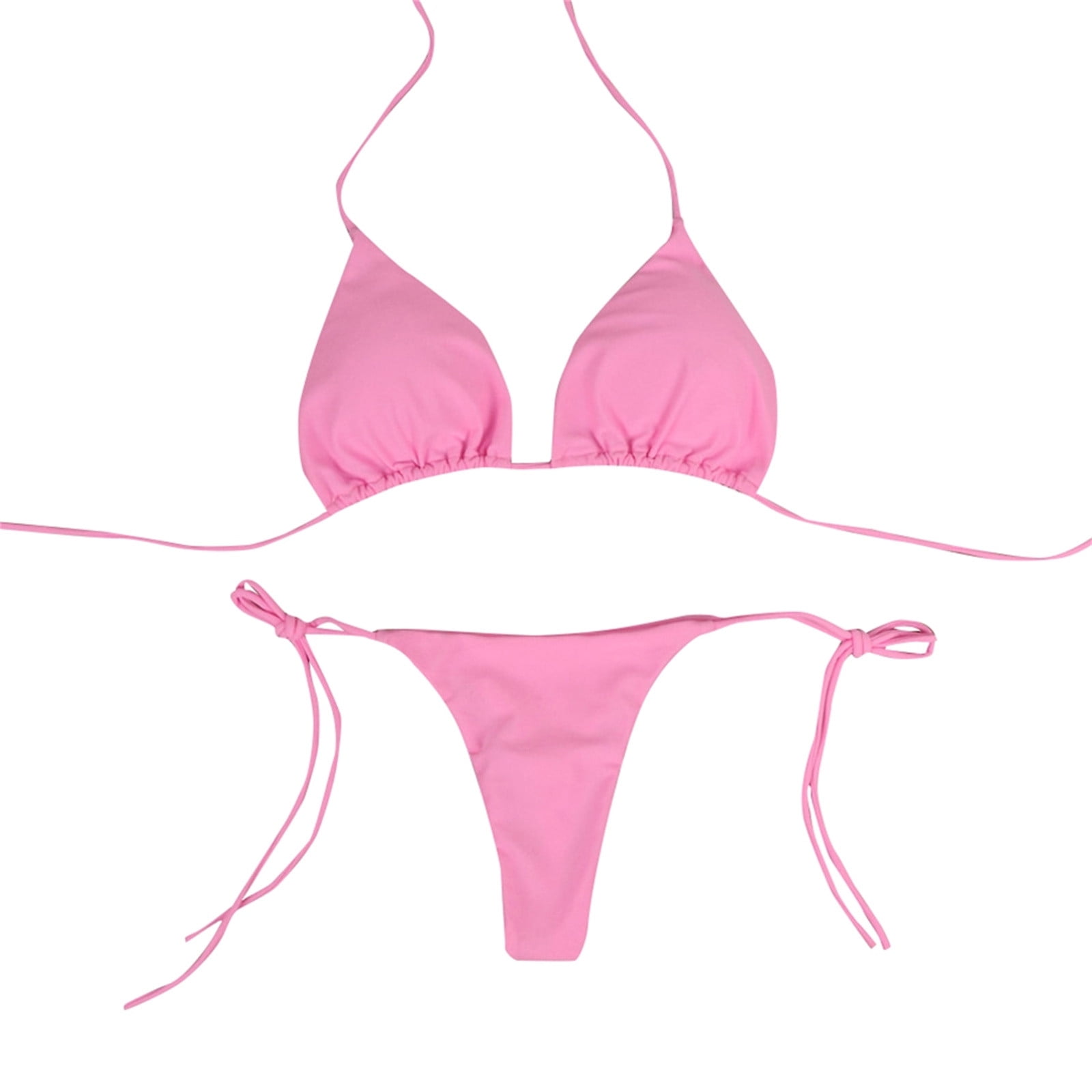 Joower Womens Swimsuits Push Up Top Red Bikini Bathing Suit for Women