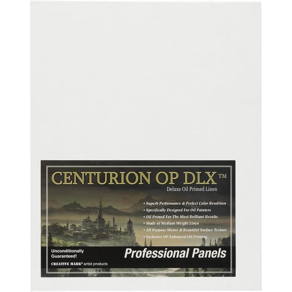 Joozen Deluxe Oil Primed Linen Panel 4"x6" - 72 Panels - Art Supplies for Oil & Alkyd Paintings, Professional Canvas Replacement, Acid-Free Medium Texture, Rigid MDF Painting Boards