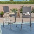 thumbnail image 1 of Jopath 29" Set of 2 Outdoor PE Rattan Armless Barstool for Garden Outdoor Patio Deck Balcony Grey, 1 of 9
