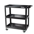 thumbnail image 1 of Jopath 3-Tier Rolling Tool Cart Utility Cart on Wheels, 450 lb Heavy Duty Rolling Tool Cart for Warehouse, Garage, black, 1 of 7