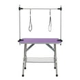 thumbnail image 1 of Jopath 36"Foldable Pet Grooming Table with Tool Storage Rack Pet Bathing/Drying Table with Non-Slip Surface,Rope and Adjustable Stand,Home Salon Grade for Dog Cat Purple, 1 of 9