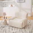 thumbnail image 1 of Jopath 42" Oversized Accent Chair, Boneless Single Sofa Chair Chenille Armchair Comfy Reading Lounge Chair for Living Room Bedroom Apartment Dorms Beige, 1 of 9