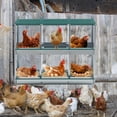 thumbnail image 1 of Jopath 6 Chicken Nesting Boxes, Metal Nesting Boxes Wall Mount Chicken Egg Laying Box for Different Chicken Breeds, 1 of 7
