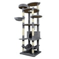 thumbnail image 1 of Jopath Cat Trees 78 In Dark Gray Cat Tree Tower Cat Condos With Wide Base Large Condo Sisal Scratching Post Big Hammock And Top Platform Many Landing Perch And Interactive Toy, 1 of 8