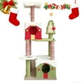 thumbnail image 1 of Jopath Christmas Cat tree Plush Cat Tower for Indoor Cats, Perfect for Multiple Cats Grey, 1 of 8