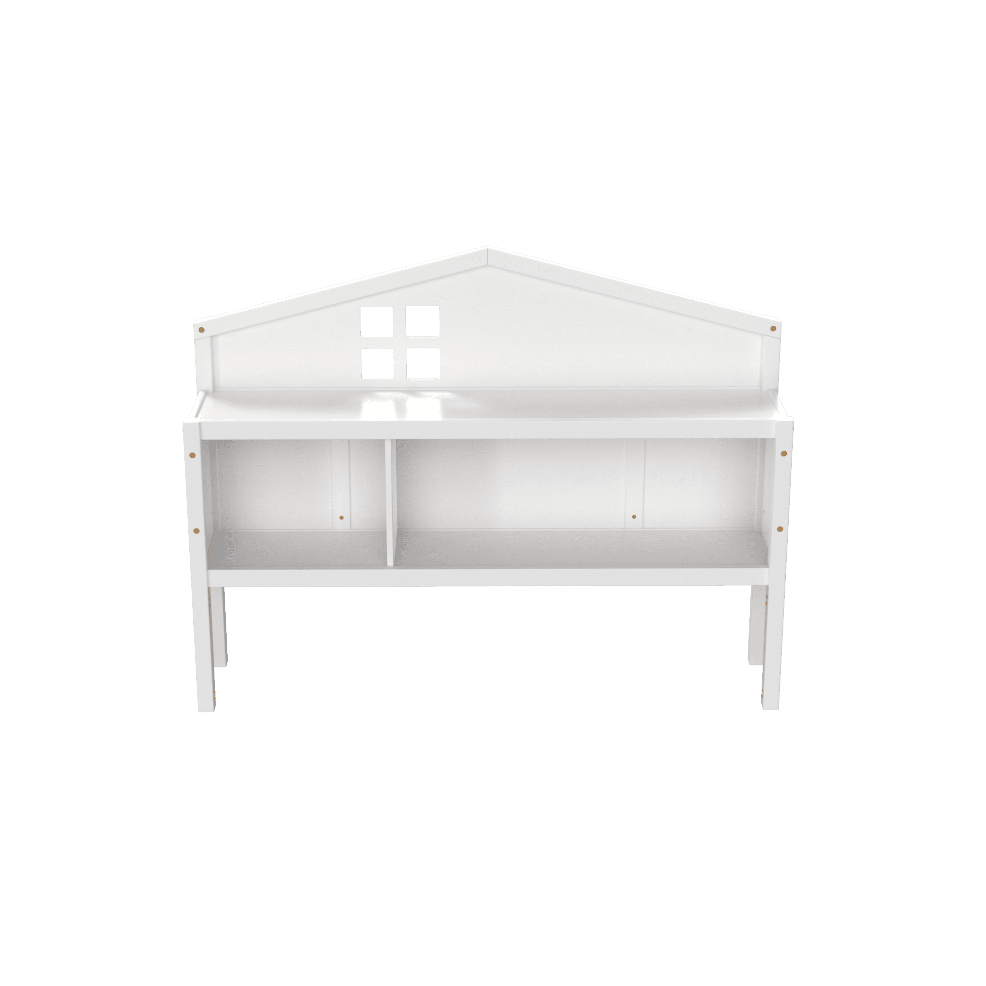 Jopath Headboard for Full Size Bed with Storage Shelf,Head Board Floor Bed,Sturdy and Stable,Easy Assembly,White