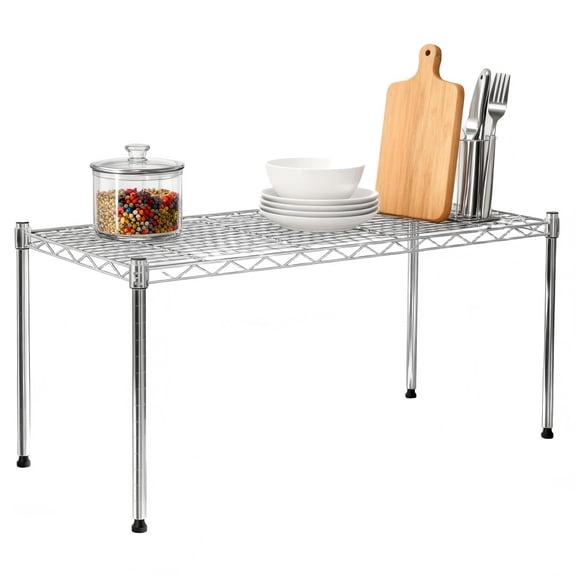 Jopath Heavy Duty 1-Tier Shelving Storage Shelves,Adjustable Storage Units,Steel Wire Shelving Shelves,30" W x 14" D x 15" H,1 Pack