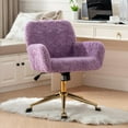 thumbnail image 1 of Jopath Home Office Chair Computer Chair,Modern Upholstered Tufted Swivel Office Chair Adjustable Desk Chair with Wheels,Violet, 1 of 7