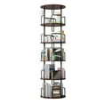 thumbnail image 1 of Jopath Rotating Bookshelf Tower 5 Tier, Spinning Bookcase, Revolving 360 Book Shelf Narrow Tall Bookcase, Vertical Turning Round storage Bookshelf, Book Shelf Organizer for Bedroom,Living Room,Brown, 1 of 8