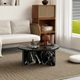thumbnail image 1 of Jopath Round Coffee Table,Featuring Modern Minimalism and Nordic Flair,Center Table for Living Room(Black), 1 of 8