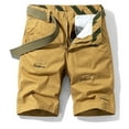 thumbnail image 1 of Jophufed Fashion Men's Pants Pocket Zipper Resilience Leisure Time Tooling Short Pants, 1 of 3