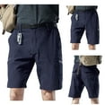 thumbnail image 1 of Jophufed Men's Pants Multi-pocket Quick-drying Shorts Casual Four-way Stretch Hiking Pants, 1 of 9