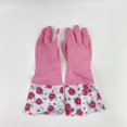 thumbnail image 1 of Jopvina Household gloves for general use - Reusable Kitchen Dishwashing Gloves with Latex Free, Cotton lining, Waterproof, Non-Slip, Ideal for Dishes, Household Chores, and Gardening (Medium), 1 of 9