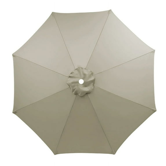 Joqmia 10ft Thickened PU waterproof Patio Umbrella Replacement Canopy Market Umbrella Top Outdoor Umbrella Canopy for 6 Ribs(only Canopy) Poloere, Outdoor, Yard Umbrella(Tan)