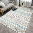 thumbnail image 1 of Joqmia Machine Washable Moroccan style Rug for Bedroom Under Dining Table - Non-Slip Neutral Morden Indoor Floor Rug Carpet for Home Office Decor, 1 of 6