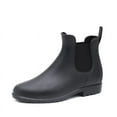 thumbnail image 1 of Joqmia Outdoor Women's Short Rain Boots Waterproof Anti Slip Rubber Ankle Chelsea Booties Rainboots for Women, Black, 1 of 9