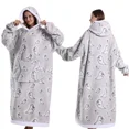 thumbnail image 1 of Joqmia Women's Oversized Wearable Blanket Hoodie - Fluffy Sherpa Plush Hooded Sweatshirt, Warm Cozy Lounge Wear for Home, Ideal Gift for Mom, Adults, Christmas, 1 of 5