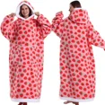 thumbnail image 1 of Joqmia Women's Oversized Wearable Blanket Hoodie - Fluffy Sherpa Plush Hooded Sweatshirt, Warm Cozy Lounge Wear for Home, Ideal Gift for Mom, Adults, Christmas, 1 of 5