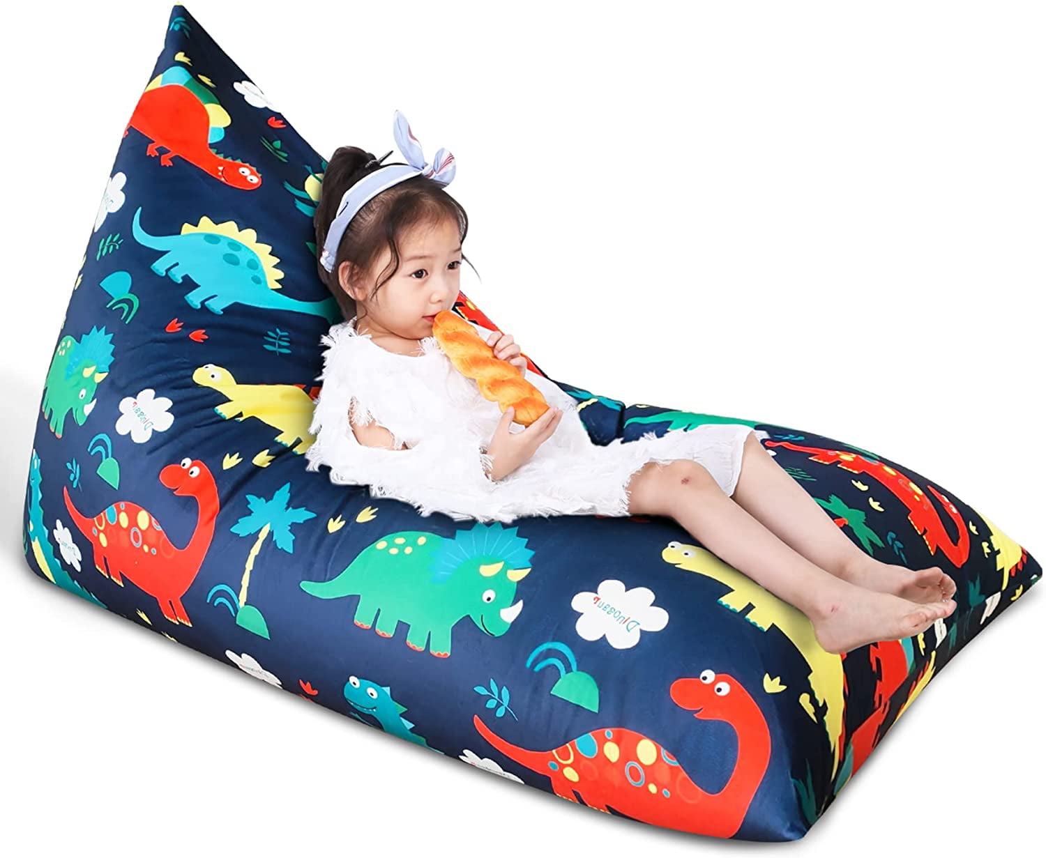 Jorbest Stuffed Animal Storage Bean Bag Chair for Kids and Adults
