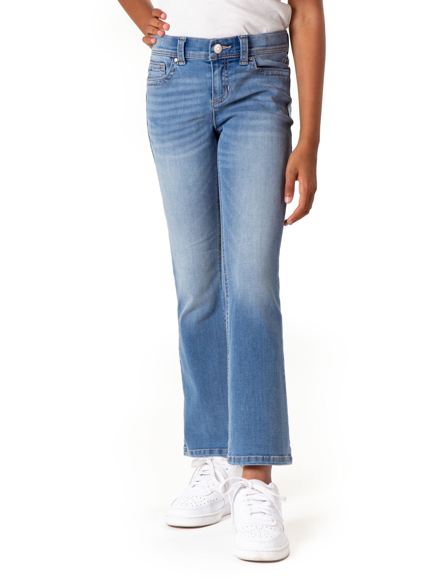 Jordache Girls Bootcut Jeans, Sizes 5-18 & Plus - Walmart.com